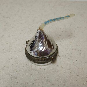 MIDWEST of Cannon Falls - Vintage 1997 HFC Silver Hershey Kiss Trinket Box